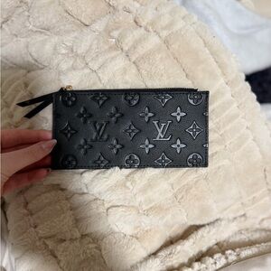Black Zip Pouch wallet